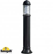 Φωτιστικό Κολωνάκι 110cm με ντουί Ε27 Ρητίνης Μαύρο IP55 Fumagalli Sauro 1000